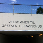 Innkjøring til Grefsen Terrassehus fra Grefsenkollveien