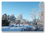 Vinter på lekeplassen. Foto: Nina Sundqvist