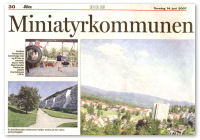 Presseklipp fra Aftenposten 14.06.2007