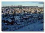 Vintermorgen og soloppgang. Foto: Kjell Huslid